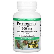 내추럴팩터 피크노제놀 Pycnogenol 100mg 30캡슐, 1개, 30정
