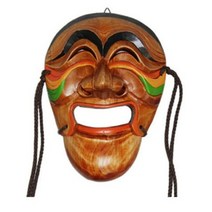 서울공예사 전통 하회탈 안동하회탈 양반탈 부네탈 각시탈 외국인선물 전통공예품 목공예품, 10 양반색탈