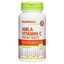 뉴트리바이오틱 암라 비타민 C 1000mg 비건 타블렛, 30개입, 1개