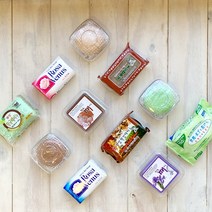 천연 저자극 피지 각질제거 때비누 황토 한방 약제 금 일본비누 백색미인 로사비너스 비누 목욕비누, 1. 뽀송이 때비누