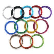 [홈앤스쿨] 아트와이어 칼라공예철사 와이어공예 1.6mm(5m), 04.하늘