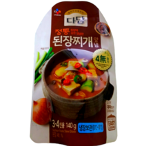 (냉장)다담 정통된장찌개전용 140g x 5개, 2세트