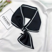 [영식이네] 봄 가을 고급 여성 데일리 필수 쁘띠 실크 스카프