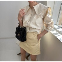 프릴카라 집업 블루종