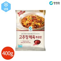 청정원 고추장제육 볶음밥 400g x 4봉, 상세페이지 참조, 상세페이지 참조, 상세페이지 참조