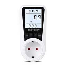 전자식 전력량계 전기 계량기 최고수요 ac eu br digital lcd power meter wattmeter socket wattage 모니터 kwh 에너지 미터 측정, 나는 230v 16a
