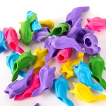 피케이몰 5P세트 바른 펜잡기 그립감 좋은 돌고래 연필 보정기, 5P, 랜덤