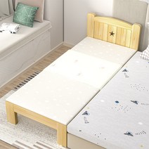원목 침대 연장 평상형 침대 확장 보조침대 간이(1), A type 200x 80x40 매트리스포함