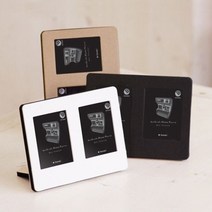 샌드위치액자 Double폴라로이드, 크래프트블랙라벨