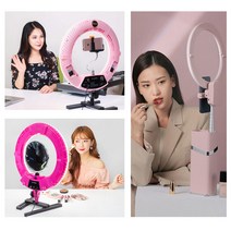 개인방송 조명 링라이트 오토케링 모음 기획전 유튜브 촬영 제품 뷰티 네일 헤어 여캠 야방 먹방, 오토케링2(블루)