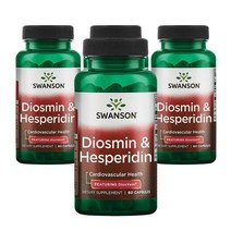 Swanson 디오스민 500mg 헤스페리딘 100mg 60캡슐 x4개, 60정, 4개, 60정