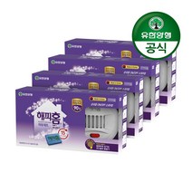 유한양행 [본사직영] 해피홈 파워매트 코드롤러 훈증기+리필 90매, 4개