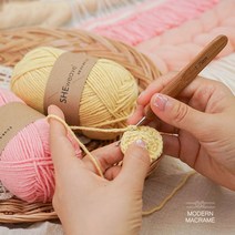 W6F30D5 이파인스토리 위빙 코바늘실 2mm 32컬러 마크라메 재료 모던 모칠라실 코나실 망고실 콘사 모자뜨기 가방만들기 키링, 코바늘실 2mm (4.블랙)