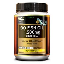 (뉴질랜드) 고헬씨 고 피쉬오일 1 500mg 냄새없는 오메가 3 420캡슐 Go Healthy FISH OIL ODOURLESS, 200ml, 1개