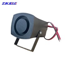 클락션 크락션 범용 120db 시끄러운 자동차 경적 12v 24v 전기 반전 소리 경적 미니 경고 사이렌 오토바이 자동차 트럭 suv 보트, 12v-24v, 01 12V-24v