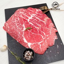 미국산 소고기 척아이롤 구이용 샤브용 볶음용 500g, 구이용(6mm~8mm)