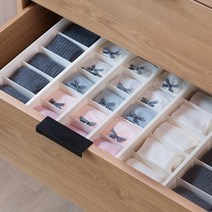 연결해서 쓰는 양말 속옷정리함/ 다용도 서랍정리 수납정리함 2개+2개(총4개), 좁은형 2+2