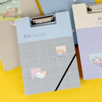 이리눕개 A4 클립밴드화일, 단품, 단품