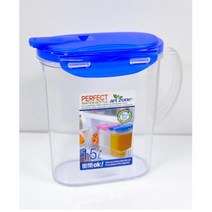 카페 음료제조 냉장보관 생수 물병 1.5L 블루색상 차통 정수기 시원한