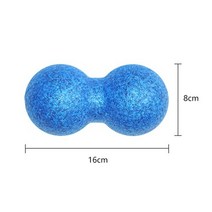 토구 트라택 myofascial 땅콩 마사지 공 고밀도 epp 라크로스 공 훈련 바디 근막 롤러 요가 체육관 편안한 운동 장비, 은