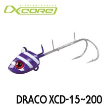 엑스코어 XCD-130G 드라코 텐야 더블훅 선상갈치오징어낚시채비, 130g-05오렌지글로우-357114