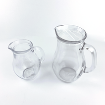 파사바체 비스트로 저그 카페 1L 1리터물통 유리물병, 0.5L