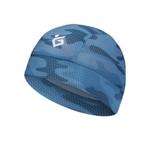 전동킥보드헬멧 불빛헬멧 하이바 오토바이 타기 안감 모자 냉각 해골 모자 통기성 땀 위킹, 파란색 위장