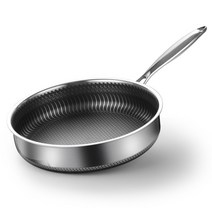 스텐 후라이팬 블랙큐브 소테팬 궁중팬 인덕션 양면 매직큐브, 24cm