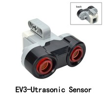 레고 호환테크닉 자동차 호환 테크닉 EV3 하이테크 45500 PF 부품 95646c01 95656 과 가능 DIY 교육용 마인드스톰 빌딩 블록 완구, [04] EV3-Utrasonic Sensor