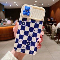 IPHONE13PRO 핸드폰케이스 사과아이폰 12 미닫이창 11PORMAX 입체 큐트 애니메이션 X곰돌이 XR 가림막 XSMAX 충격흡수 7P 풀팩토리 8PLUS 커플 적용 보호케이스
