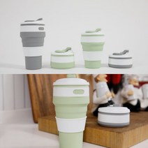 실리콘 텀블러 500ML 간편한텀블러 접이식텀블러