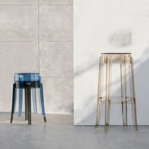 다리 긴 아일랜드 식탁 다이닝 체어 의자 아크릴 반 투명 고스트 홈 바, O