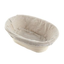 반느통 바네통 깜빠뉴 발효바구니 타원형 반죽 banneton brotform dougn 등나무 빵 교정 바구니 등나무 위커 발효 효모 바구니 3 크기, 협력사, 크기 21 15 8