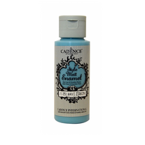 E351 (Blue Zirkon) 헤리티지공예 스타일 매트 에나멜 물감 59ml (무광 수성 유리 글라스 포슬린 물감)