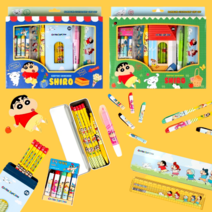 짱구 초등학생 신학기 문구 필기구 학용품 선물 세트, 랜덤 발송