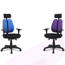 [천삼백케이] [마전동상회2] 편한의자 회전형 사무용메쉬의자 컴퓨터 상담실 의자, 레드