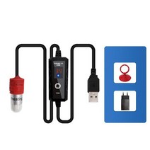 어항항온기 미니 수족관 가열 막대 물고기 탱크 수족관 히터 잠수정 온도 조절기 히터, 10w 유럽 플러그