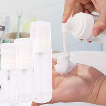 거품 용기 통 공병 펌핑 플라스틱 클렌징 워터 버블 투명 50-200ml 1P, 용량, 200ml