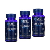 Life Extension 라이프익스텐션 바다 요오드 1 000mcg 60베지캡슐 X3 요오드 아이오딘 아이오딘화칼륨