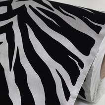 현대시트 현대 포인트점착시트 벨벳 시트지, 지브라_실버(VV-24012)