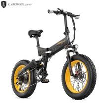 랑케레이시 X.3000 plus 1000W 접이식 전기자전거 17.5Ah 20인치 팻바이크, 그레이