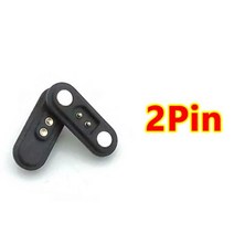 1 세트 2P 3P 4Pin 5P 6Pin DC 마그네틱 포고 핀 커넥터 Pogopin Male Female 2A 방수 고전류 스프링 장착 전원 소켓, [01] 2PIN