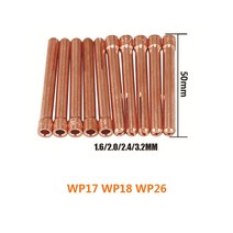 휴대용 논가스용접기 아크 파워 인버터 용접기 알곤아르곤 용접 TIG 토치 소모품 1.6mm 2.0mm 3.2mm WP17, 02 10pcs_01 1.6mm