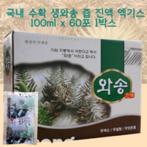 와송 신탑 탑송 바위솔 국내 생와송 즙 진액 엑기스 주스 차 100ml 60포 1박스