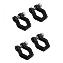 자동차 견인 RC 자동차 금속 트레일러 견인 후크 액세서리 1:10 크롤러 TRX4 Axial SCX10 90046 AXI03007, [08] Towbar3 black