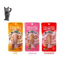 런치보니또 30개 참치치킨가쓰오부시 고양이간식, 02.참치×30개