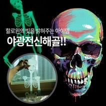 [PPOSOON] f20 82345 파티클럽 야광전신해골 88cm 1개, 상세페이지 참조, 상세페이지 참조