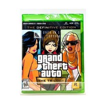 GTA 트릴로지 데피니티브 에디션 시리즈 X Xbox One 새 상품 CASE 손상