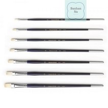 [화홍]_유화붓_830_7본조_세트_천연모_/_2 4 6 8 10 12 14호 8D25, 상세페이지 참조