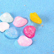 수조 어항 수족관 꾸미기 피규어, 블링블링 펄 조개(흰색)